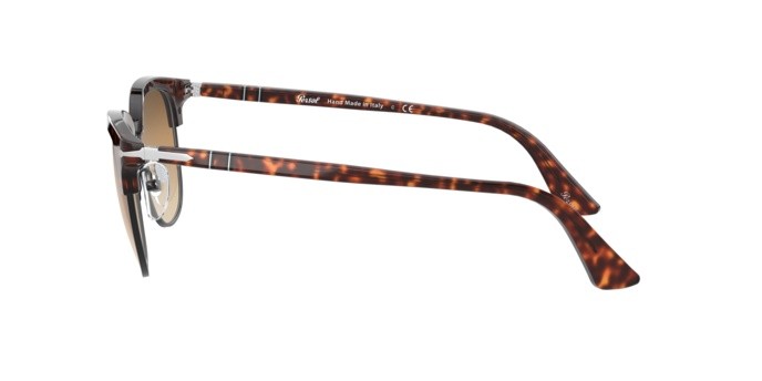 Sunglasses Persol PO 3105S (112751) color brown tortoise black shape pantos lenses clear gradient brown