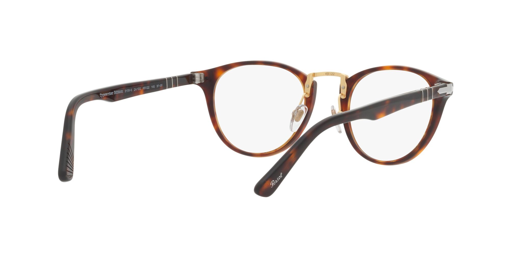 Sunglasses Persol PO 3108S (24/GG) color havana shape pantos lenses transitions 8 sapphire