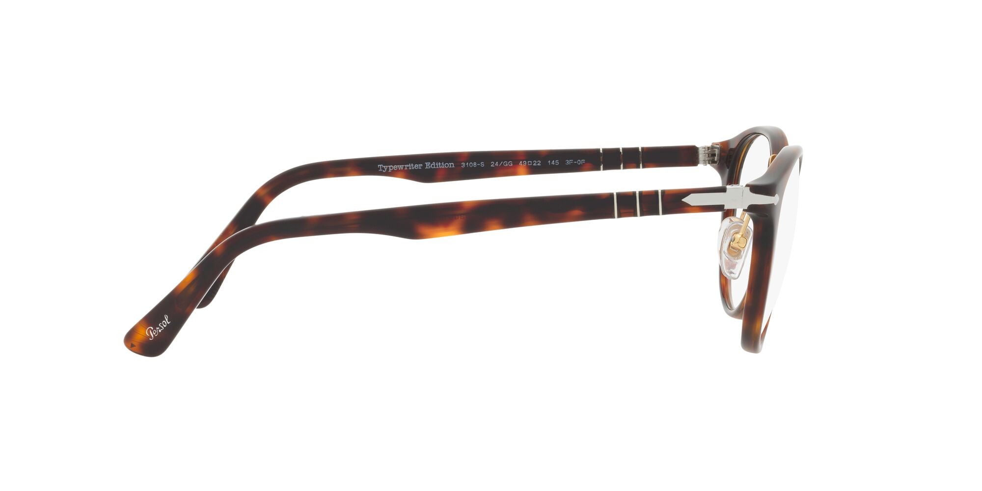 Sunglasses Persol PO 3108S (24/GG) color havana shape pantos lenses transitions 8 sapphire