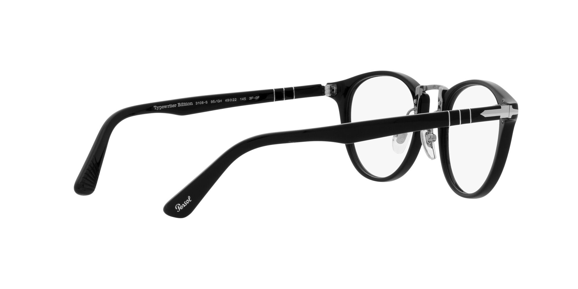 Sonnenbrillen Persol PO 3108S (95/GH) farbe nero form pantos gläser transitions 8 grey