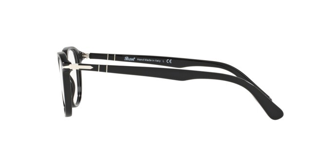 Eyeglasses PERSOL PO 3143V (95) color black shape round lenses demo lens