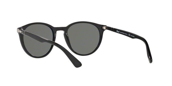 Sonnenbrillen Persol PO 3152S (901458) farbe black form pantos gläser polar green