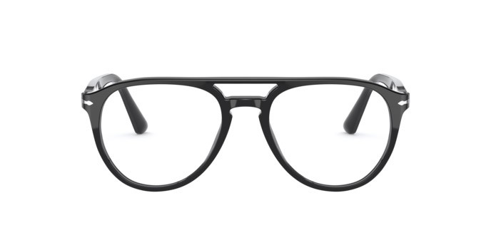 Eyeglasses Persol PO 3160V (095) color nero shape aviator lenses lente demo