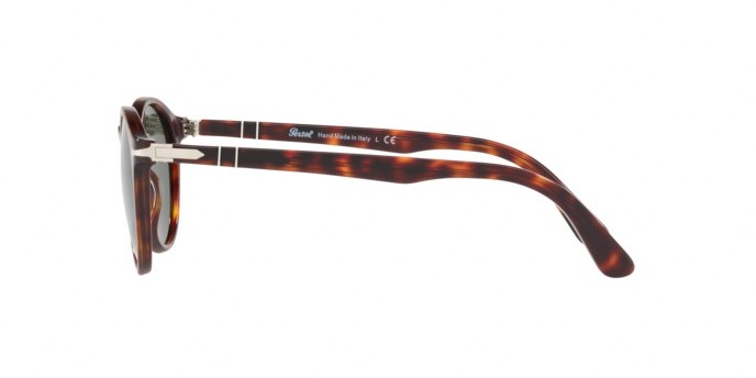 Occhiali da sole Persol PO 3171S (24/31) colore havana forma pantos lenti green