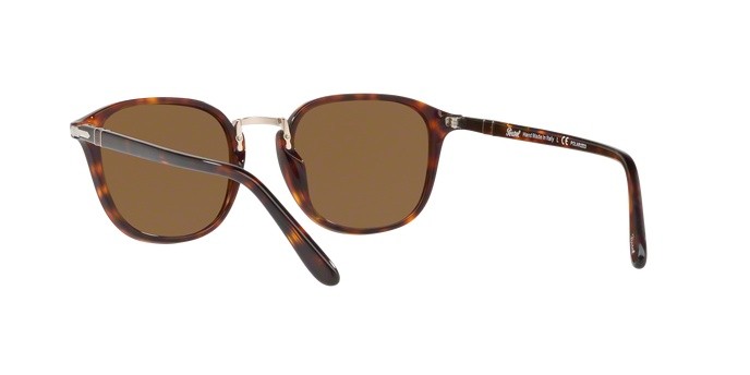 Sunglasses Persol PO 3186S (24/57) color havana shape pantos lenses brown polarized