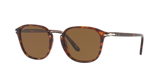 Sunglasses Persol PO 3186S (24/57) color havana shape pantos lenses brown polarized