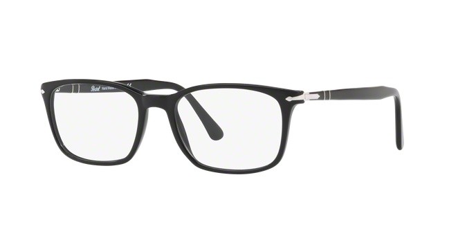 Eyeglasses PERSOL PO 3189V (95) color black shape square lenses demo lens