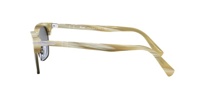 Occhiali da sole Persol PO 3199S (111596) colore horn ivory forma quadrato lenti blue gradient brown