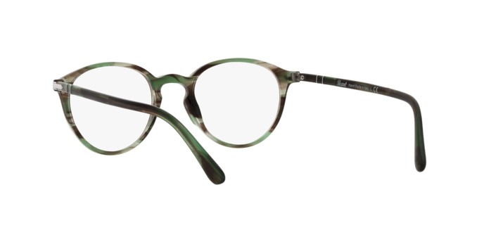 Brillen Persol PO 3218V (1156) farbe striped green form pantos gläser demo lens