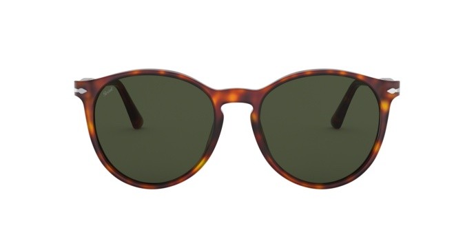 Sonnenbrillen Persol PO 3228S (24/31) farbe havana form pantos gläser green