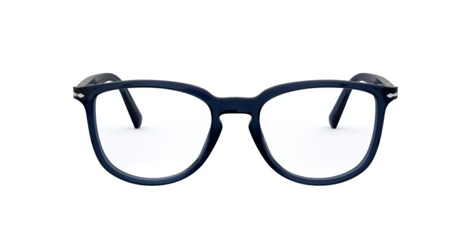 Brillen Persol PO 3240V (181) farbe blue form quadratisch gläser demo lens
