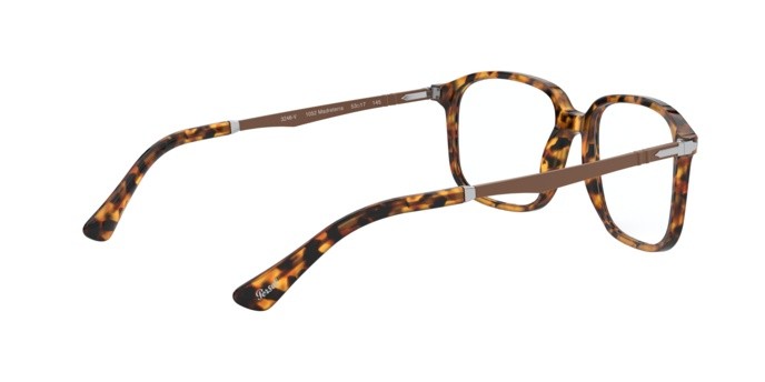 Brillen Persol PO 3246V (1052) farbe madreterra form rechteckig gläser demo lens