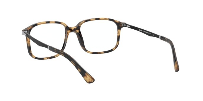 Brillen Persol PO 3246V (1056) farbe brown & beige tortoise form rechteckig gläser demo lens
