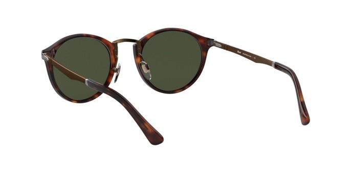 Sonnenbrillen Persol PO 3248S (24/31) farbe havana form pantos gläser green