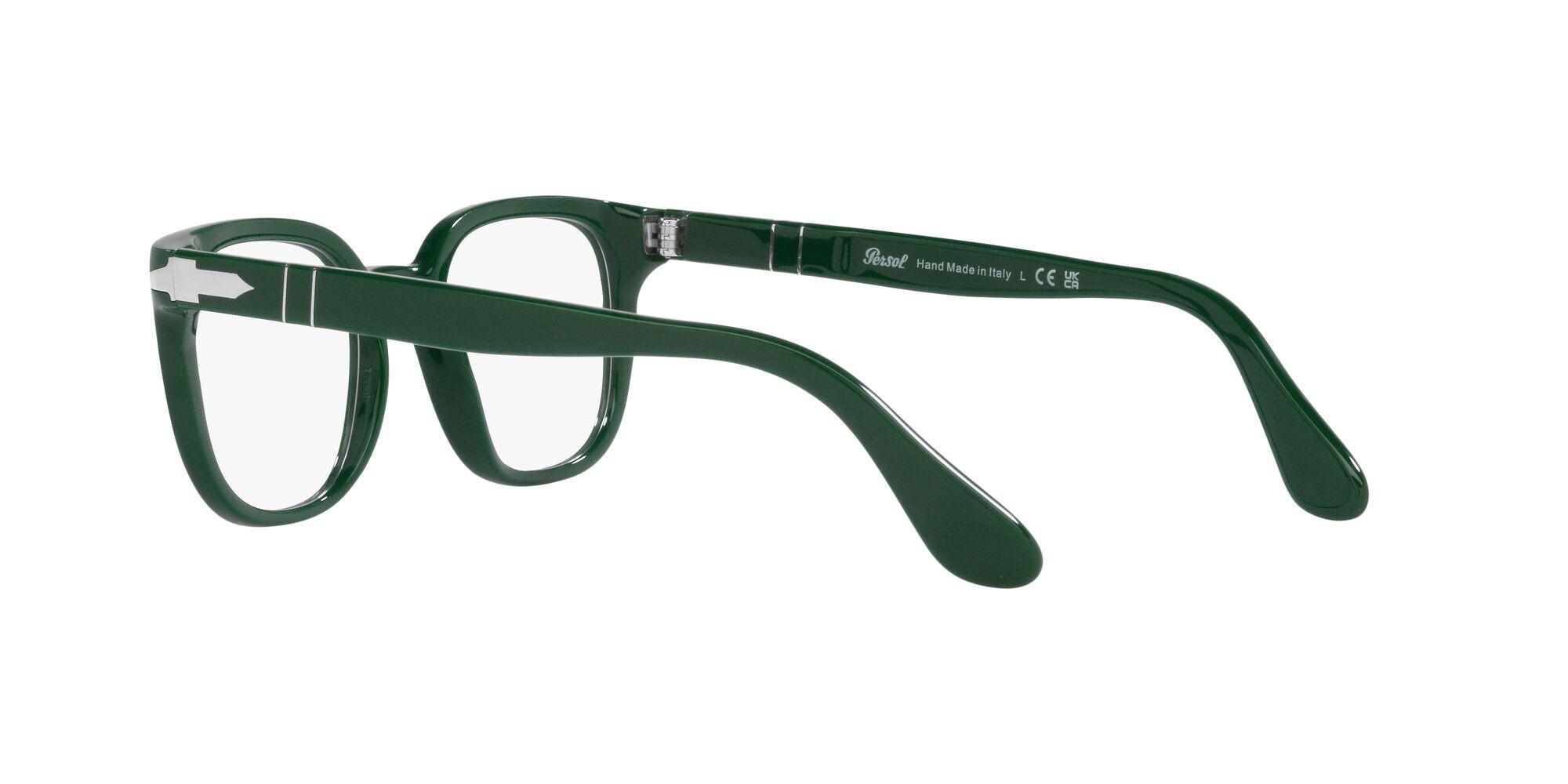Brillen Persol PO 3263V (1171) farbe verde tinta unita form quadratisch gläser lente demo