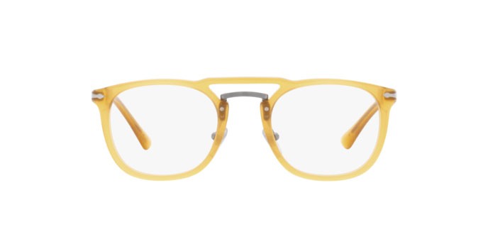 Eyeglasses Persol PO 3265V (204) color miele shape rectangle lenses demo lens