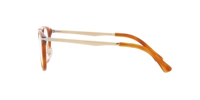 Brillen Persol PO 3265V (96) farbe terra di siena form rechteckig gläser demo lens