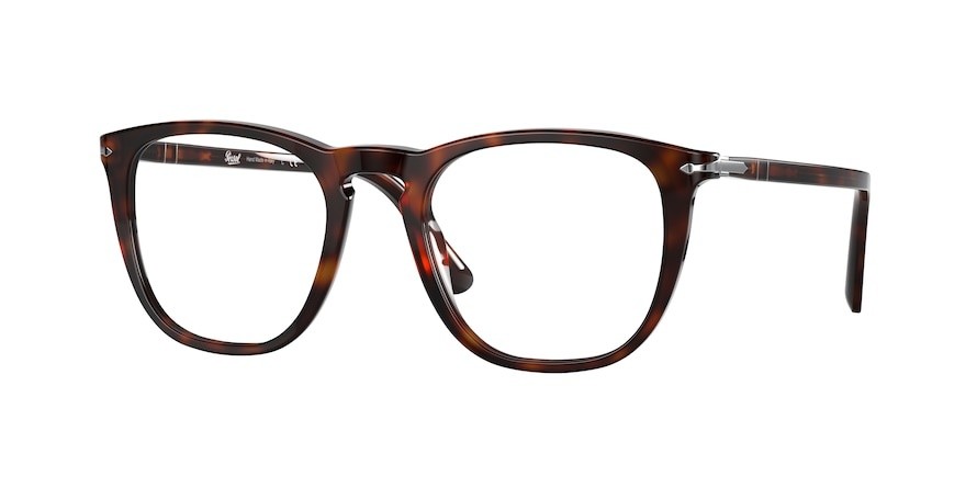 Brillen Persol PO 3266V (24) farbe havana form quadratisch gläser demo lens
