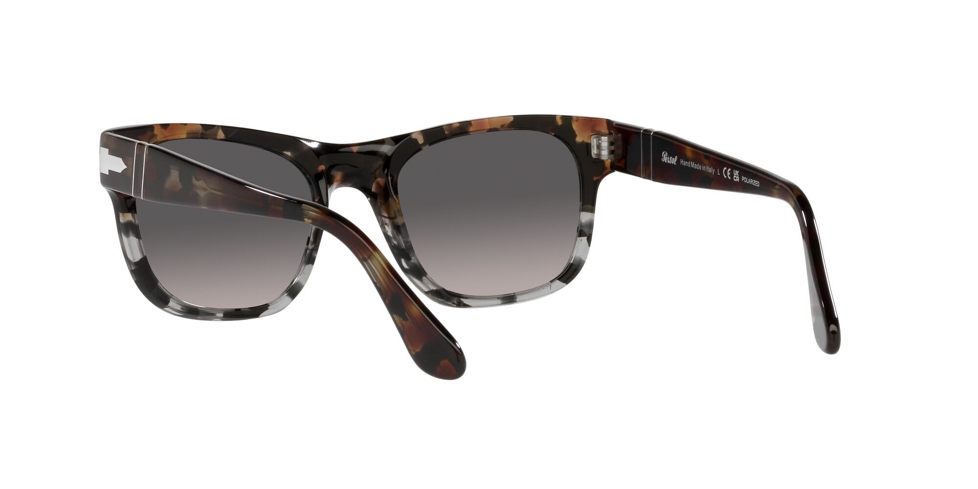 Occhiali da sole Persol PO 3269S (1159M3) colore brown/grey cut tortoise forma rettangolare lenti polarized grigia sfumata