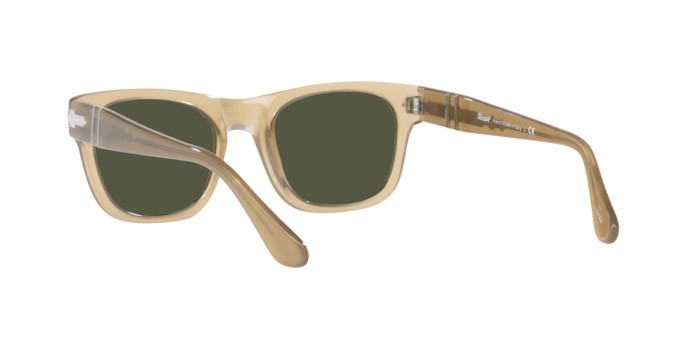Occhiali da sole Persol PO 3269S (116931) colore beie opal forma rettangolare lenti green
