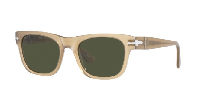 Occhiali da sole Persol PO 3269S (116931) colore beie opal forma rettangolare lenti green