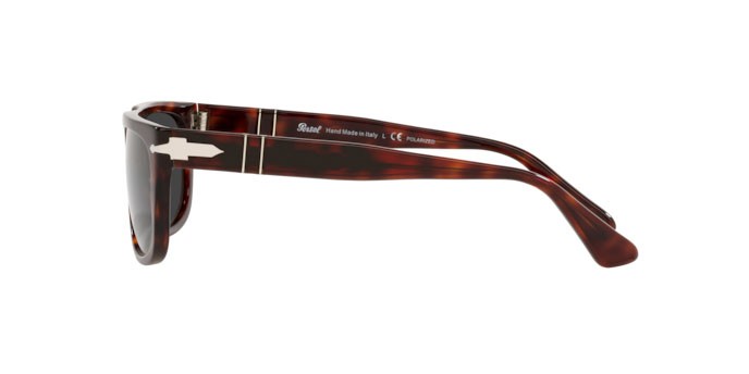 Sonnenbrillen Persol PO 3271S (24/48) farbe havana form rechteckig gläser dark grey polar