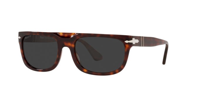 Sonnenbrillen Persol PO 3271S (24/48) farbe havana form rechteckig gläser dark grey polar