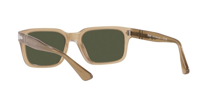 Sonnenbrillen Persol PO 3272S (116931) farbe beige opalino form rechteckig gläser verde