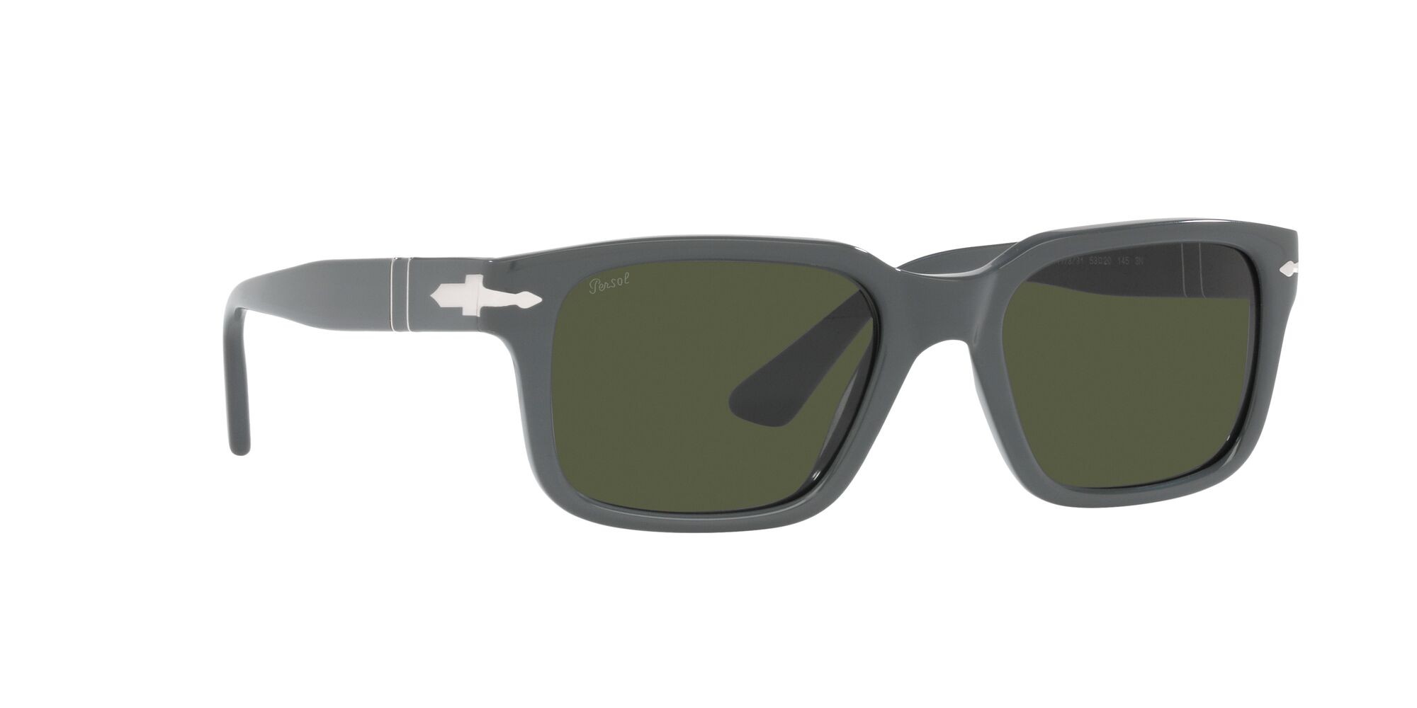 Sunglasses Persol PO 3272S (117331) color grigio shape rectangle lenses verde