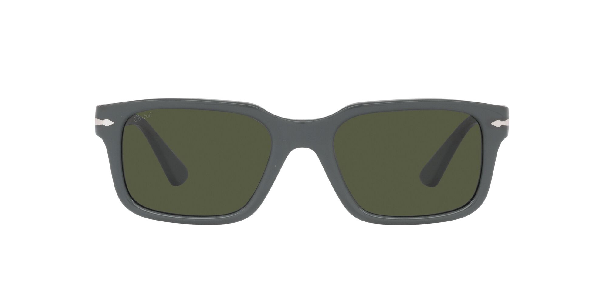 Sunglasses Persol PO 3272S (117331) color grigio shape rectangle lenses verde