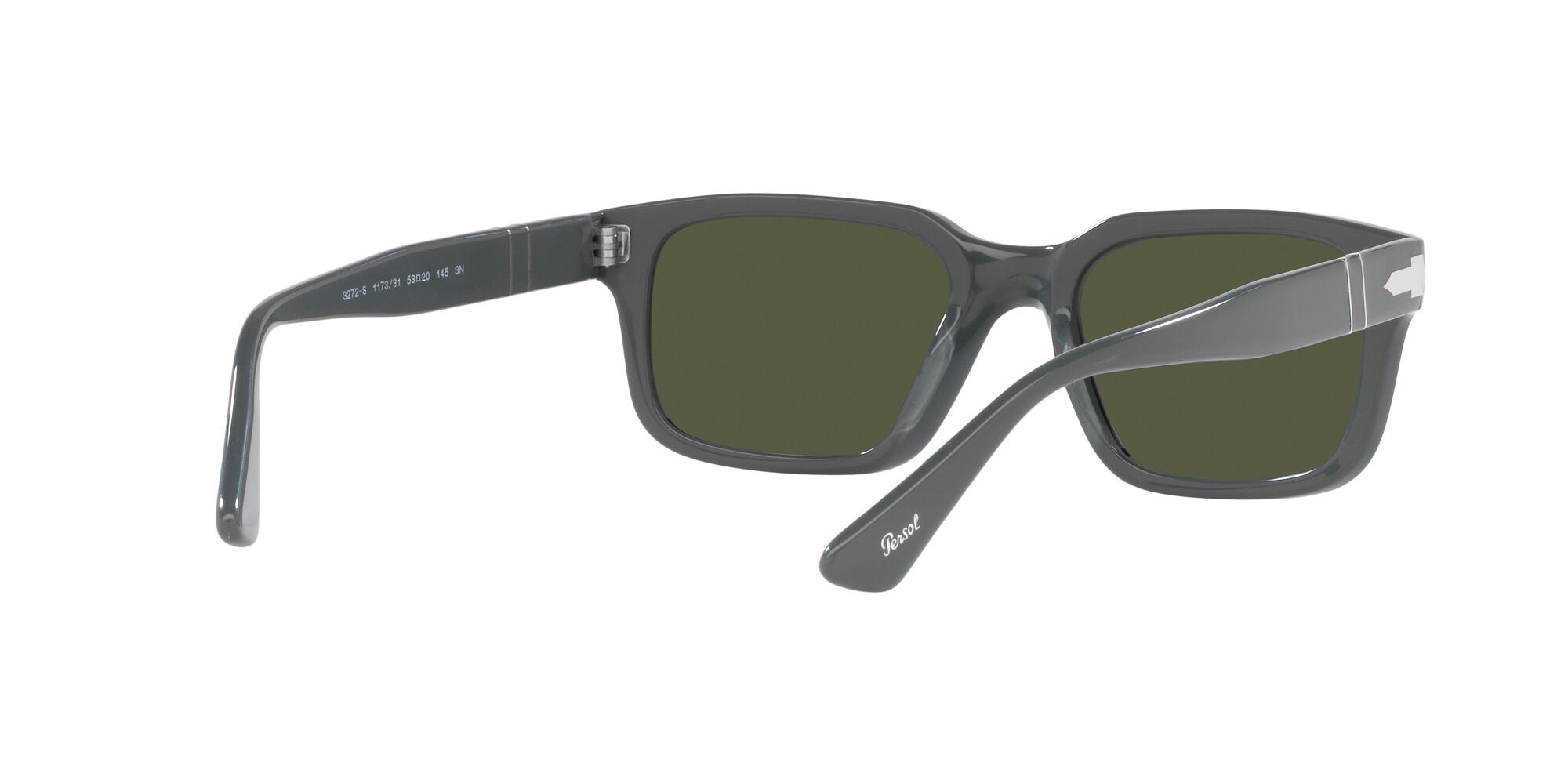 Sunglasses Persol PO 3272S (117331) color grigio shape rectangle lenses verde