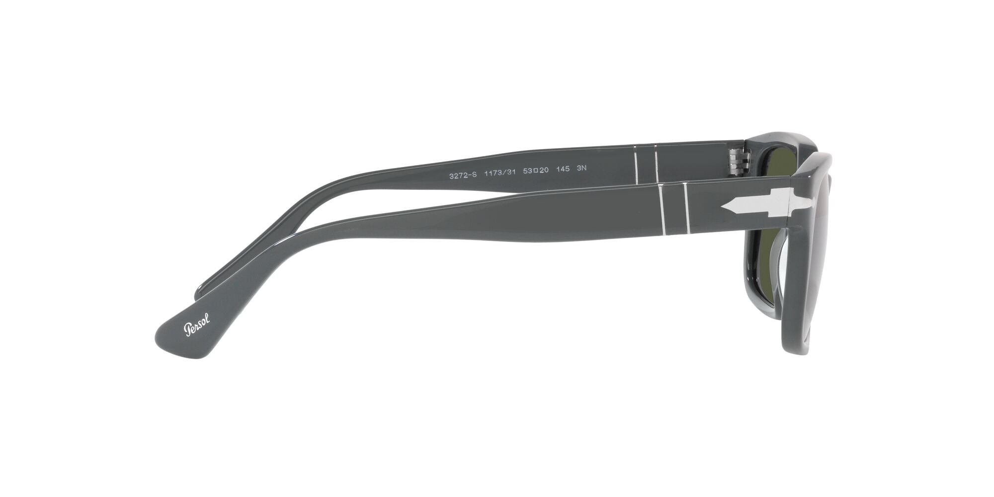 Sunglasses Persol PO 3272S (117331) color grigio shape rectangle lenses verde