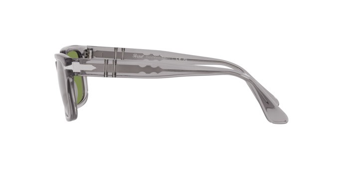 Sonnenbrillen Persol PO 3272S (309/4E) farbe grigio trasparente form rechteckig gläser verde