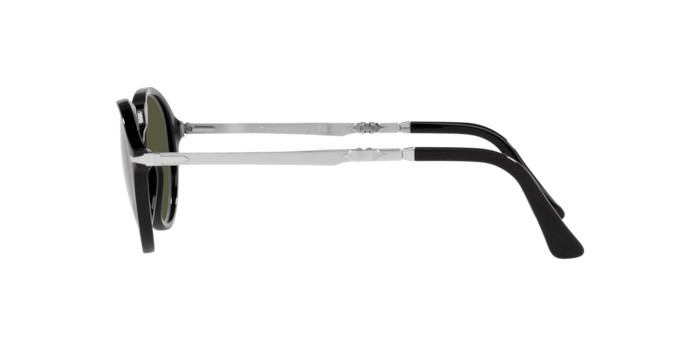 Sunglasses Persol PO 3274S (95/31) color black shape pantos lenses green