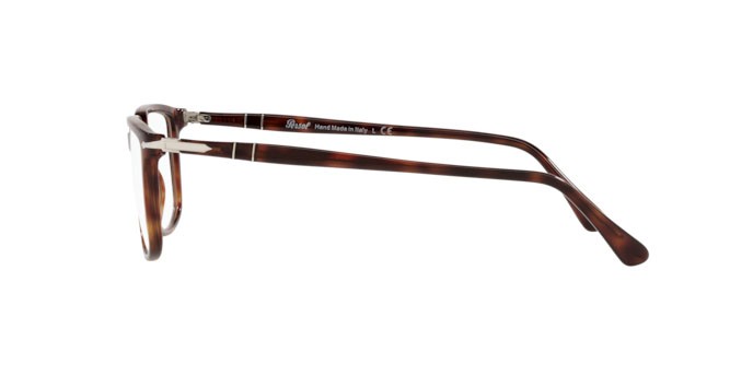 Brillen Persol PO 3275V (24) farbe havana form rechteckig gläser demo lens
