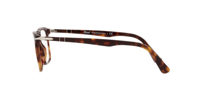 Brillen Persol PO 3277V (24) farbe havana form quadratisch gläser demo lens