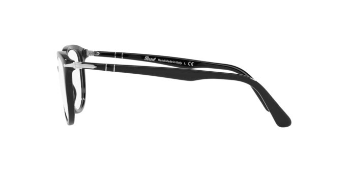 Brillen Persol PO 3278V (95) farbe black form quadratisch gläser demo lens