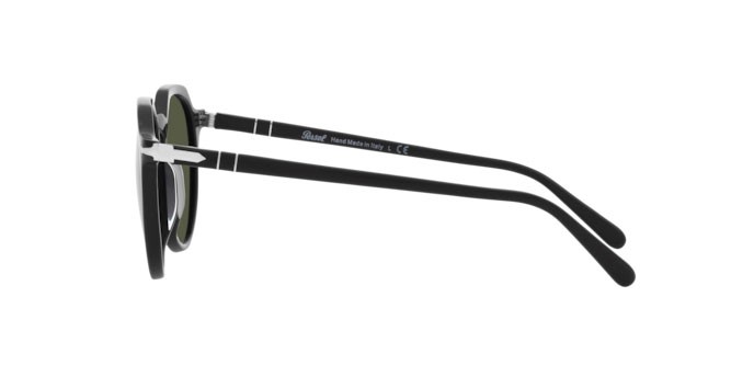Sonnenbrillen Persol PO 3281S (95/31) farbe black form pantos gläser green