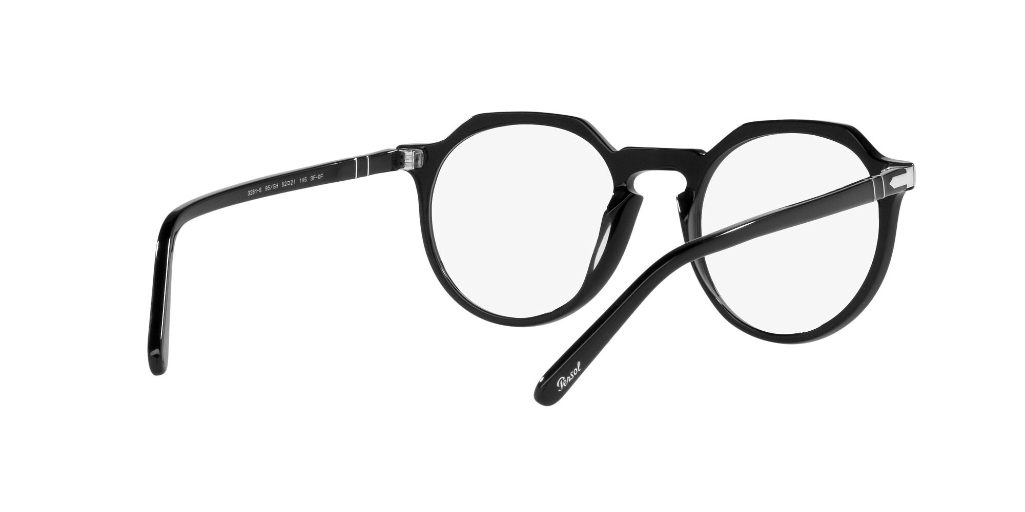 Sonnenbrillen Persol PO 3281S (95/GH) farbe nero form pantos gläser transitions 8 grey