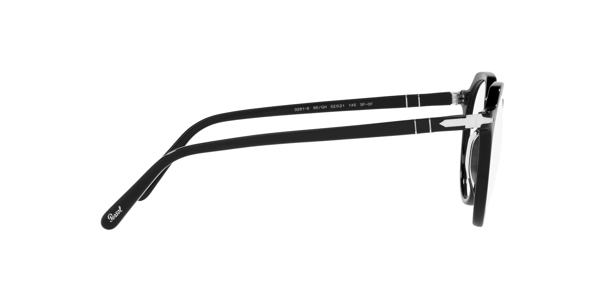 Sonnenbrillen Persol PO 3281S (95/GH) farbe nero form pantos gläser transitions 8 grey