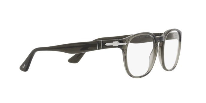 Eyeglasses Persol PO 3283V (1103) color trasparent taupe grey shape square lenses demo lens