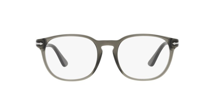 Eyeglasses Persol PO 3283V (1103) color trasparent taupe grey shape square lenses demo lens