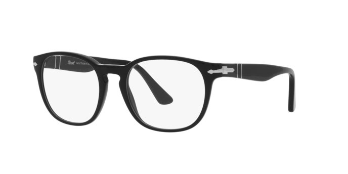 Eyeglasses Persol PO 3283V (95) color black shape square lenses demo lens