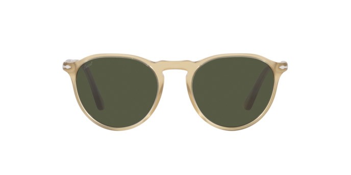 Occhiali da sole Persol PO 3286S (116931) colore beie opal forma pantos lenti green