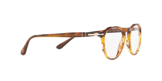 Brillen Persol PO 3286V (1157) farbe striped red form pantos gläser demo lens