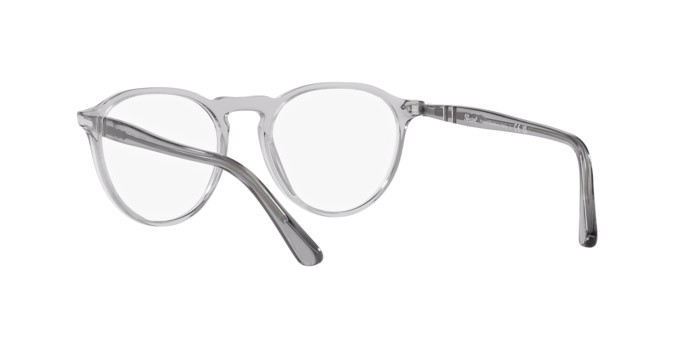 Eyeglasses Persol PO 3286V (309) color grigio trasparente shape pantos lenses lente demo