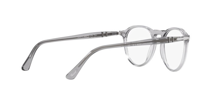 Eyeglasses Persol PO 3286V (309) color grigio trasparente shape pantos lenses lente demo