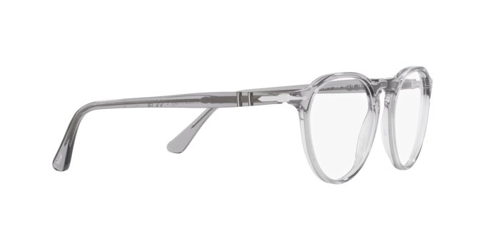 Eyeglasses Persol PO 3286V (309) color grigio trasparente shape pantos lenses lente demo