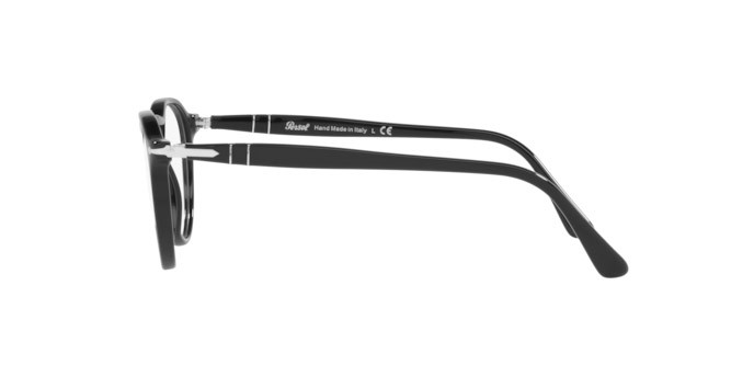 Brillen Persol PO 3286V (95) farbe black form pantos gläser demo lens