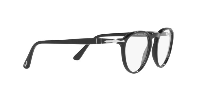 Brillen Persol PO 3286V (95) farbe black form pantos gläser demo lens